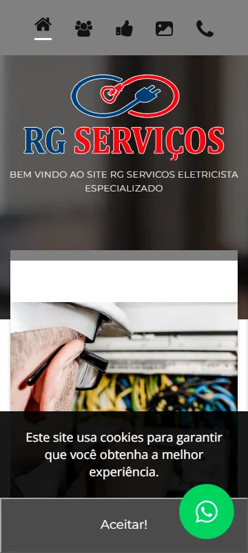 RG Serviços - Eletricista e Reparos em São Paulo — versão para celular