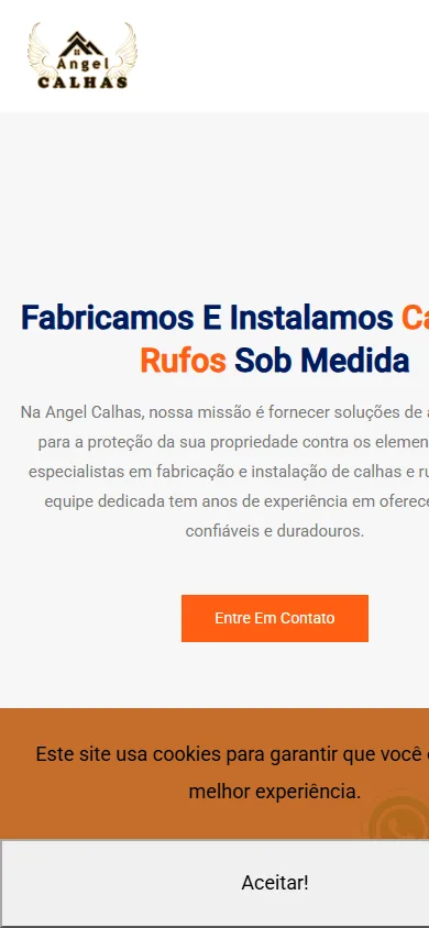 Fábrica de Calhas e Rufos em São Paulo | Angel Calhas — versão para celular