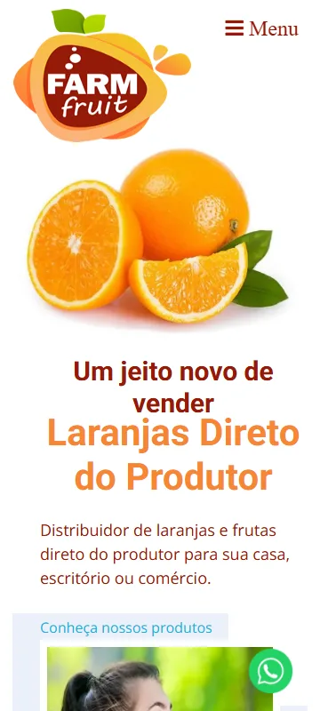Laranjas Direto do Produtor em SP | Farm Fruit — versão para celular