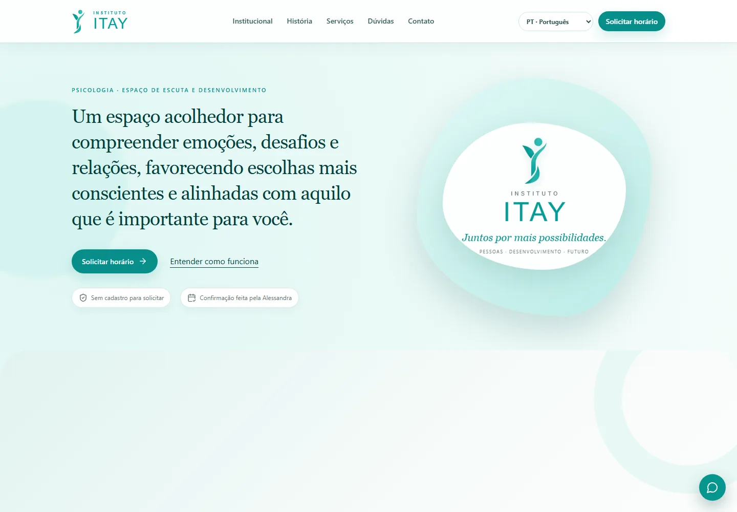 Instituto Itay — Psicologia — versão para computador